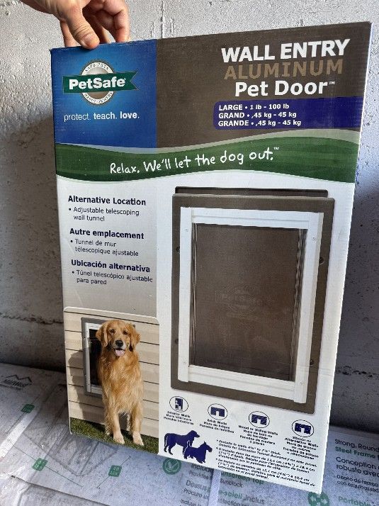 Large Aluminum Pet Door 