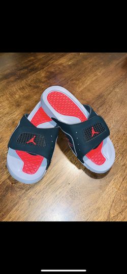 Nike Air Jordan Hydro 4 Bred Slide Sandal Size