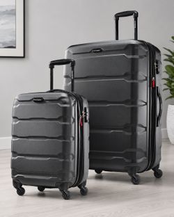 Samsonite 2-Piece Omni PC Luggage Set, Black