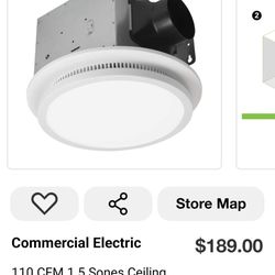 Ceiling Bathroom Exhaust Fan With Bluetooth