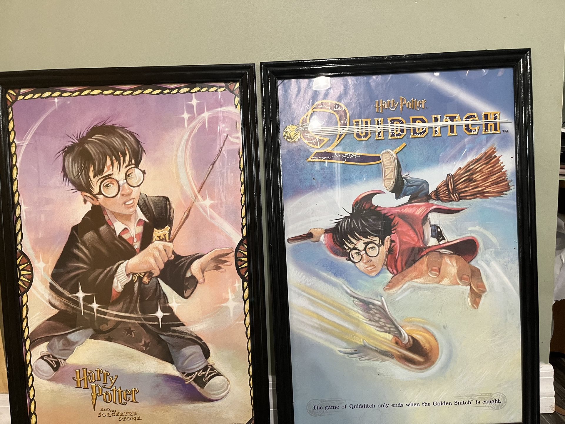 2 Harry Potter Posters In Frame