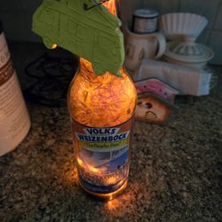 Handmade Volkswagen Beer Bottle Bar Light 