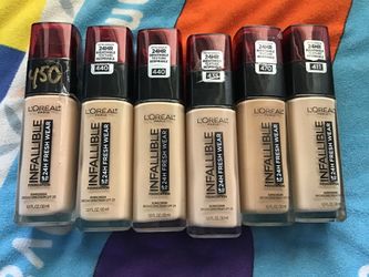 Nw L’Oréal infalliable freshwear foundations