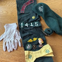 Vintage Girl Scout accessories