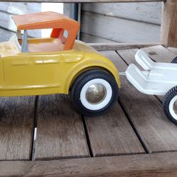 Vintage Buddy L Roadster And Tonka PG&E Truck..