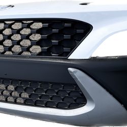 2022 2023 HYUNDAI KONA FRONT BUMPER + EMBLEME + GRILLE WHITE ORIGINAL + LOWER VALANCE + LOWER GRILLE