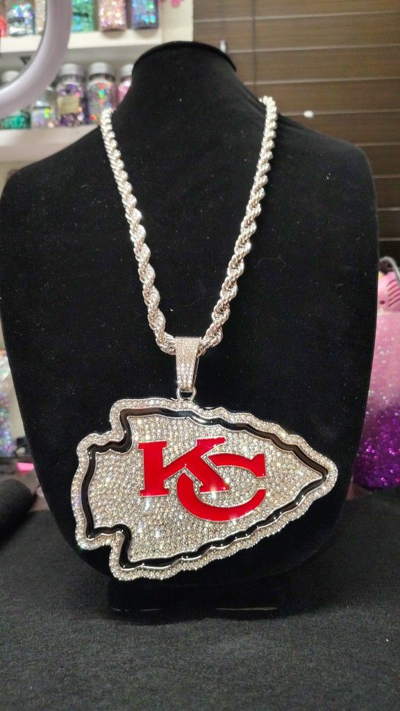 New Huge Pendant Kansas City Chiefs Pendant
