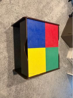 KidKraft 2-in-1 LEGO Activity Table w/ Storage & Reversible Car Play Surface