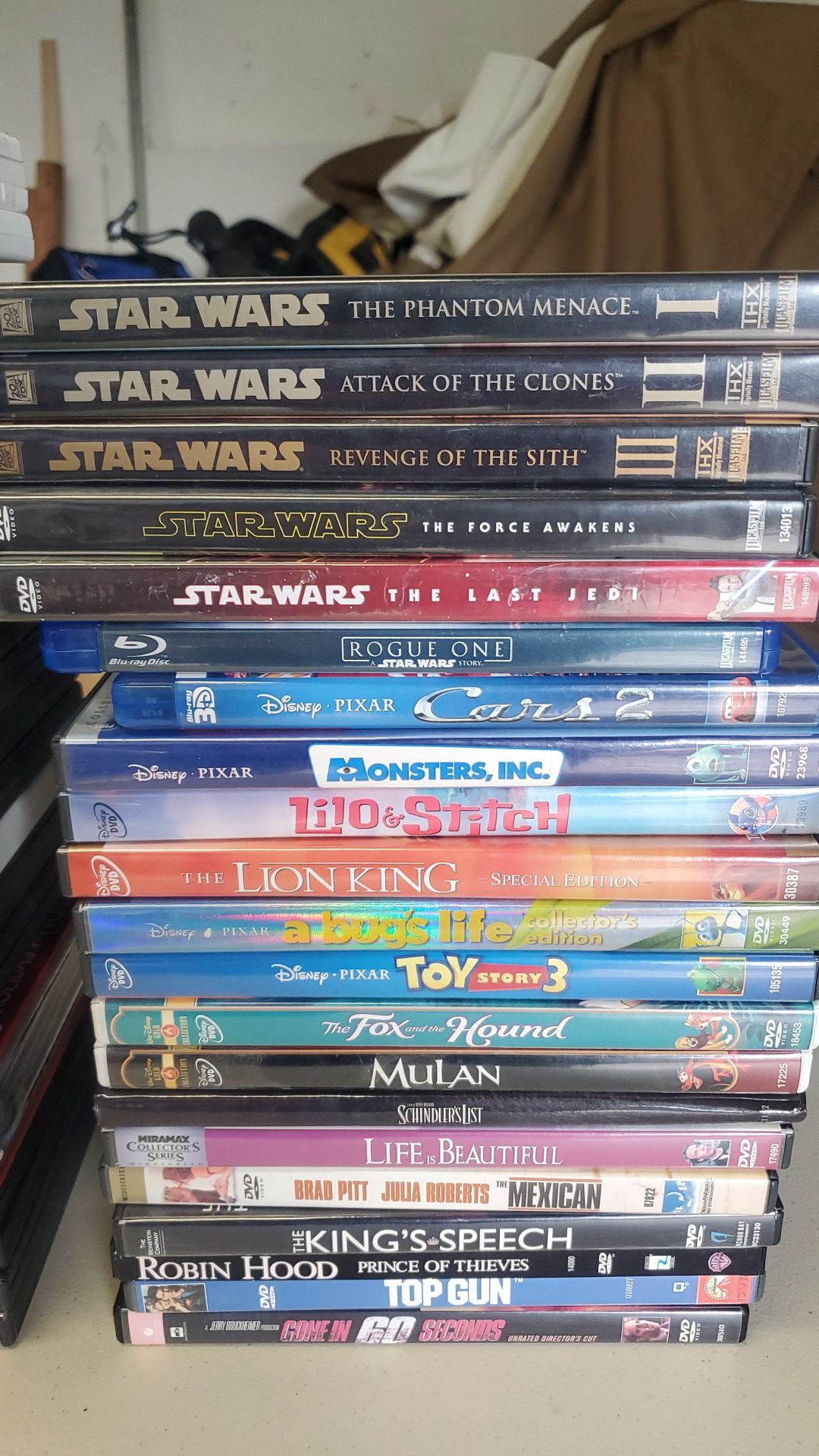 DVDs! Good ones! - $2 Each.