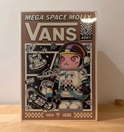 POP MART Mega Space Molly 400% – Vans Collaboration (Brand New, Authentic)