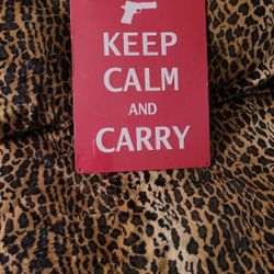 METALIC SIGN RED VINTAGE