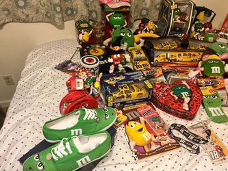 Large M&M's Collector Lot – Figures, Toys, Shoes & More