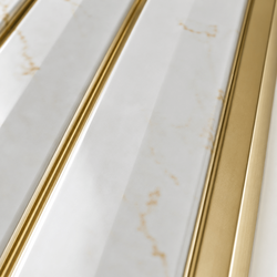 WALLSMARK White Gold Slim PS Wall Panel