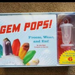 Gem Pops Frozen Treat Molds with 25 Ice-Pop Recipes