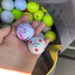 Assorted Good Golf Balls Backpack Sized Portioned Wholesale 