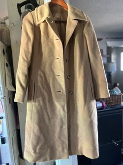 Camel Hair Vintage Overcoat