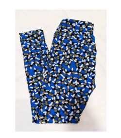 LuLaRoe Bees Tall & Curvy Leggings