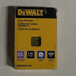 DeWalt 23 GA Pin Nails