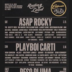 2025 Rolling loud LA