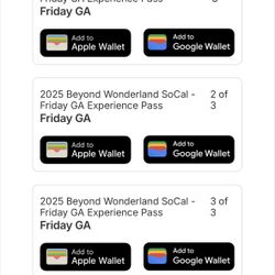 Beyond Wonderland Friday GA TIX