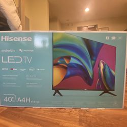 Hisense 40 Inch Tv, Soundbar, and Stand