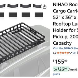 Rooftop Cargo Basket