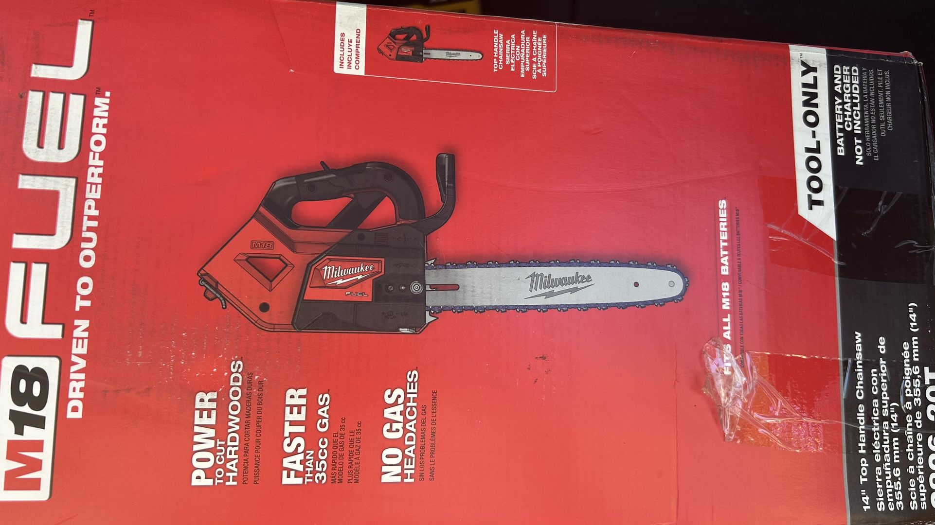 Milwaukee chainsaw M18