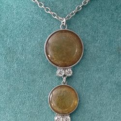 Circles Pendant Necklace Set 