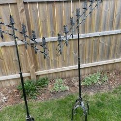 Two Matching Sets Of Candelabras