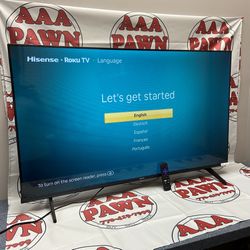 Hisense 50” Class Select Series 4k Smart Roku W/Remote 11051969