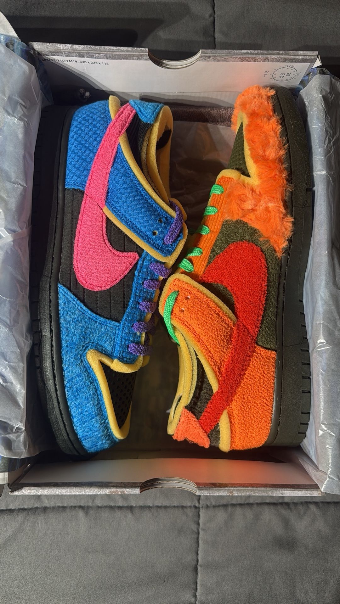 Brand new CPFM Nike Swamp Sponge Dunks Photo Blue Size 11