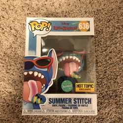 Funko Pop Vinyl - Lilo and Stitch: Summer Stitch (Hot Topic Exclusive - Scented 🍓)