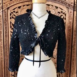 Women’s Sequined Evening Bolero 