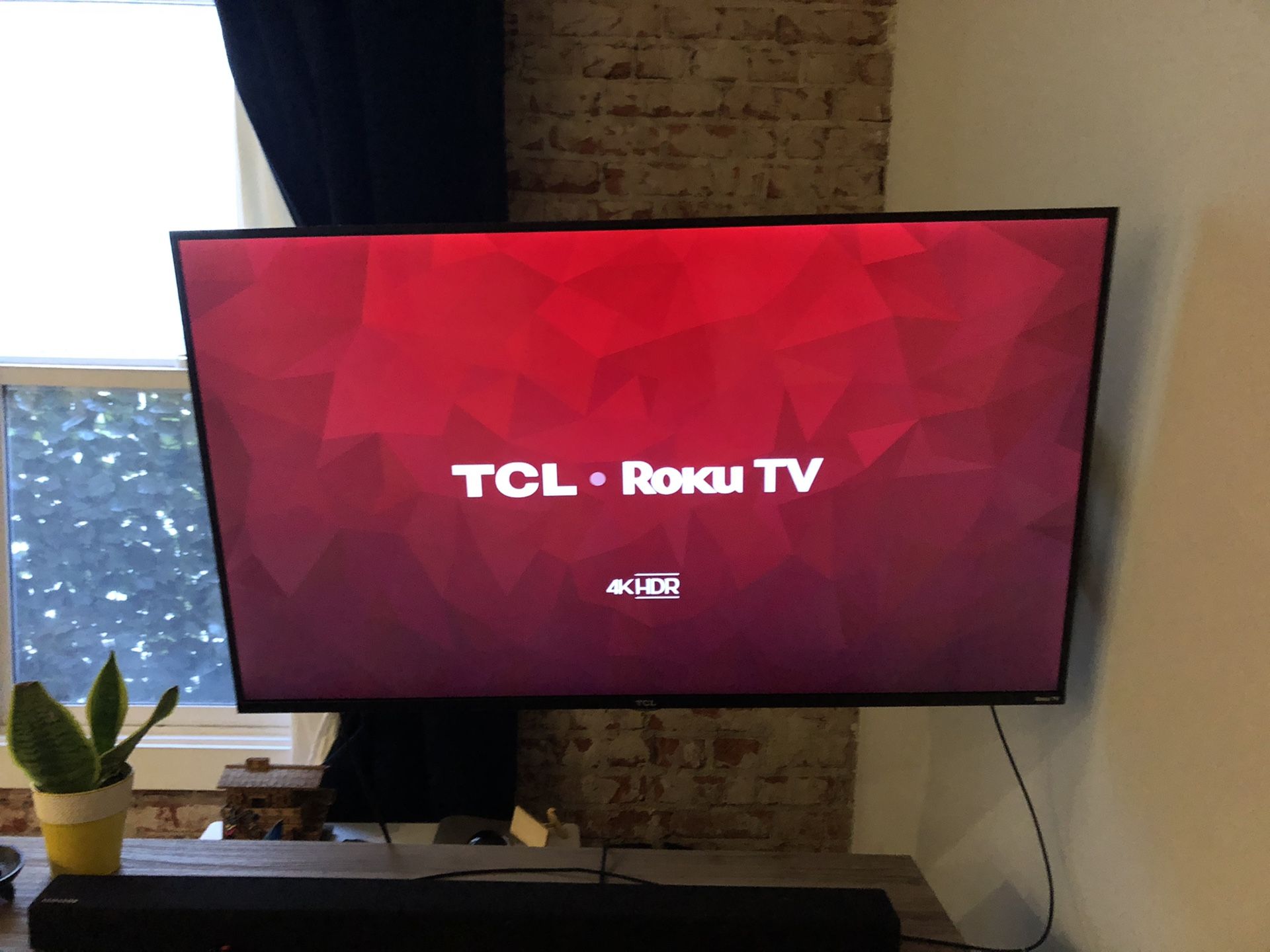 TCL 43" CLASS 5-SERIES 4K With Wall Mount & Legs