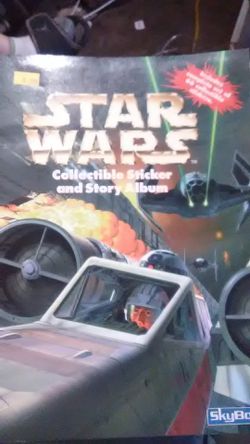 Star wars collectible stickers and story album