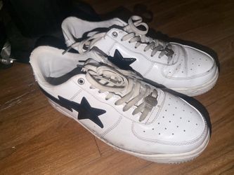 BAPE Bapesta Low-Top Sneakers White