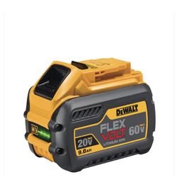 FLEXVOLT 20-Volt/60-Volt MAX Lithium-Ion 9.0Ah Battery PRICE FIRM