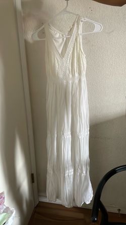 XS women white dress
