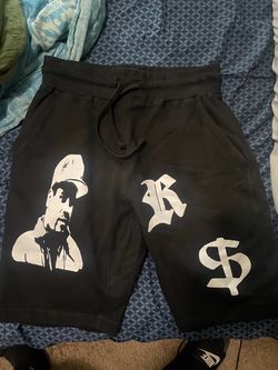 El Chapo Kurupts saints black shorts size small