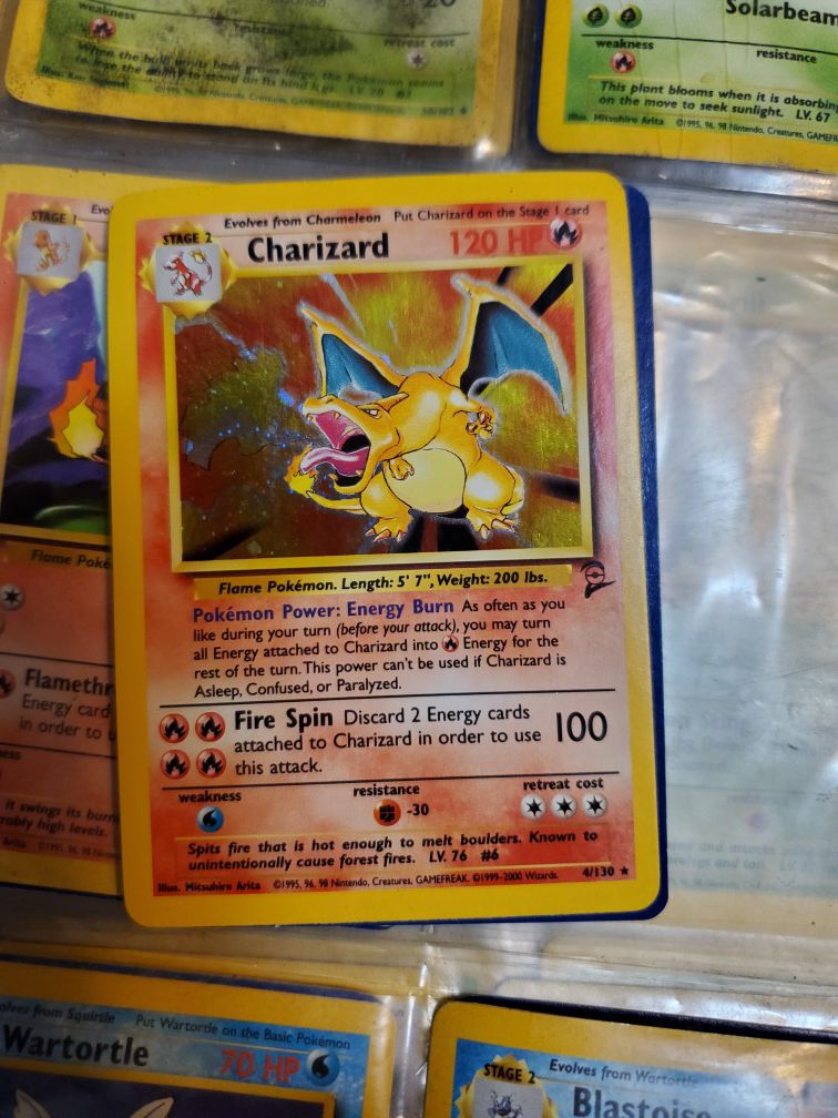 Original base set pokemon card lot