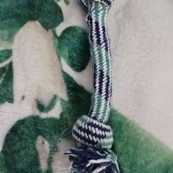 Cotton Rope Dog Toy Blue New 