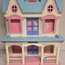 1993 Vintage Fisher Price Loving Family Dream Dollhouse Toy