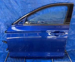 GENESIS G70 FRONT LEFT DRIVER SIDE DOOR ASSEMBLY BLUE PS5 2019-2025