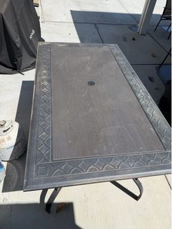 Table and chairs