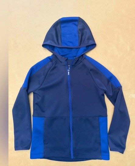 All in Motion Jacket Zip Up Hoodie Sweatshirt Sweater Kids Children's Boys Size Extra Large 16 Long Sleeve 