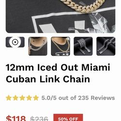 Gold plated Chain, Swarovski Crystals 