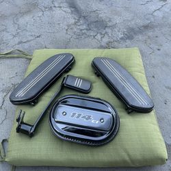 Stock road Glide Floor Boards And Air Cleaner And Brake Lever 