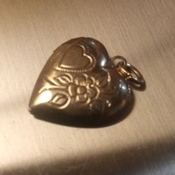 925 Sterling Silver Heart Shaped Locket 