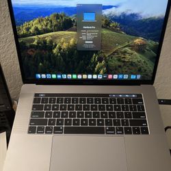 MacBook Pro 15.3in 32GB RAM 1TB SSD