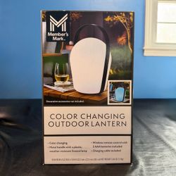 Member's Mark Color Changing Outdoor Lantern LED Rechargeable Remote